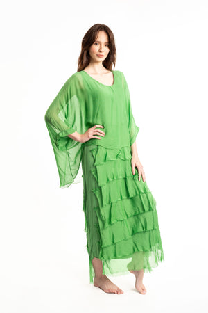 DP S23 Silk Green Dress