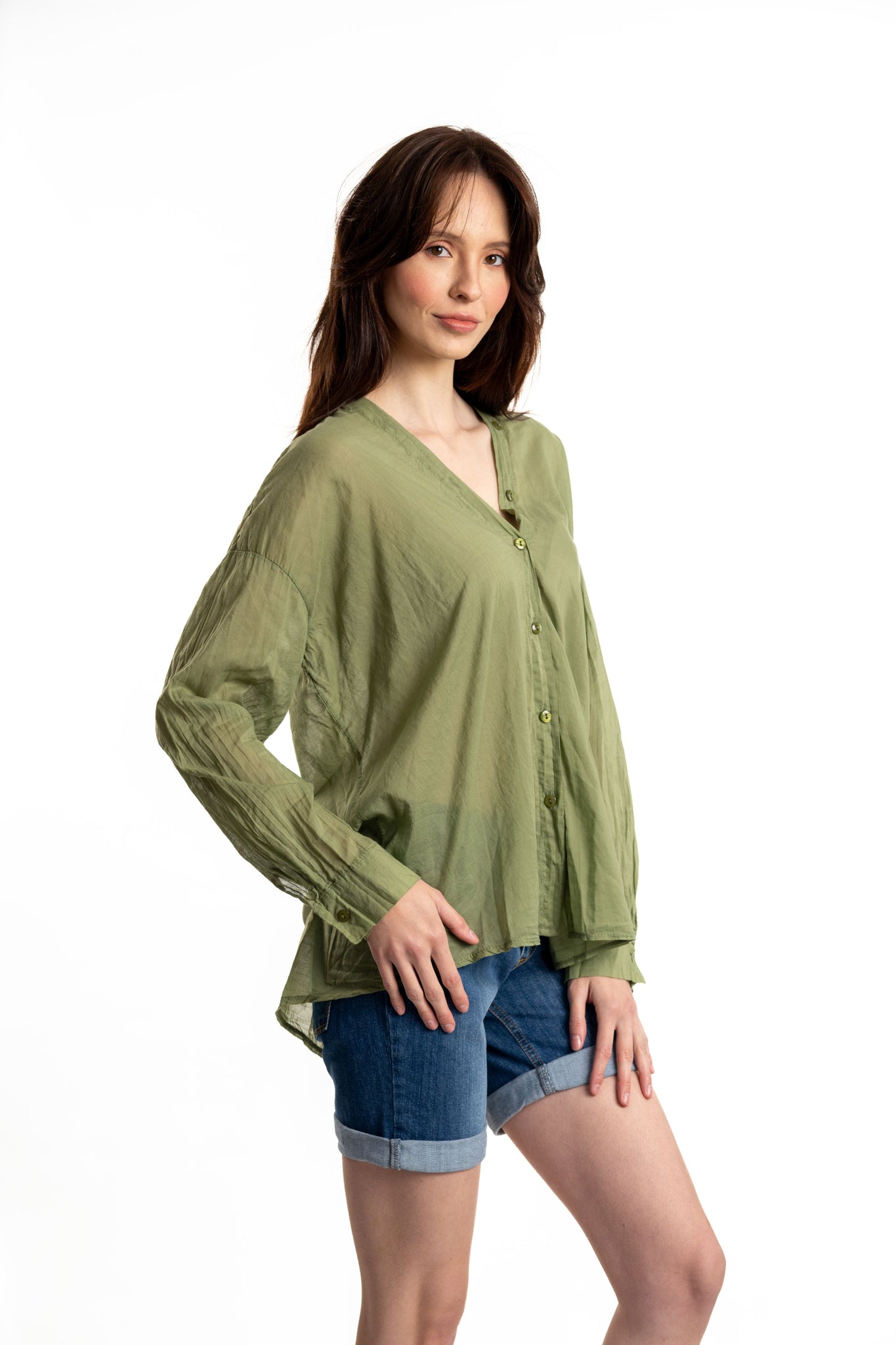 ET S23 Green Cotton shirt