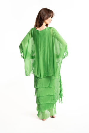 DP S23 Silk Green Dress