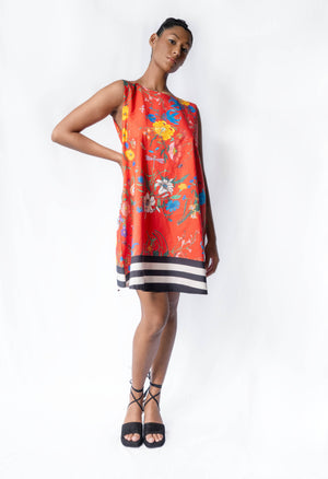 Cotton A-line Tuscany Dress