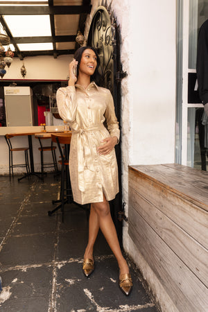 Gold Dress