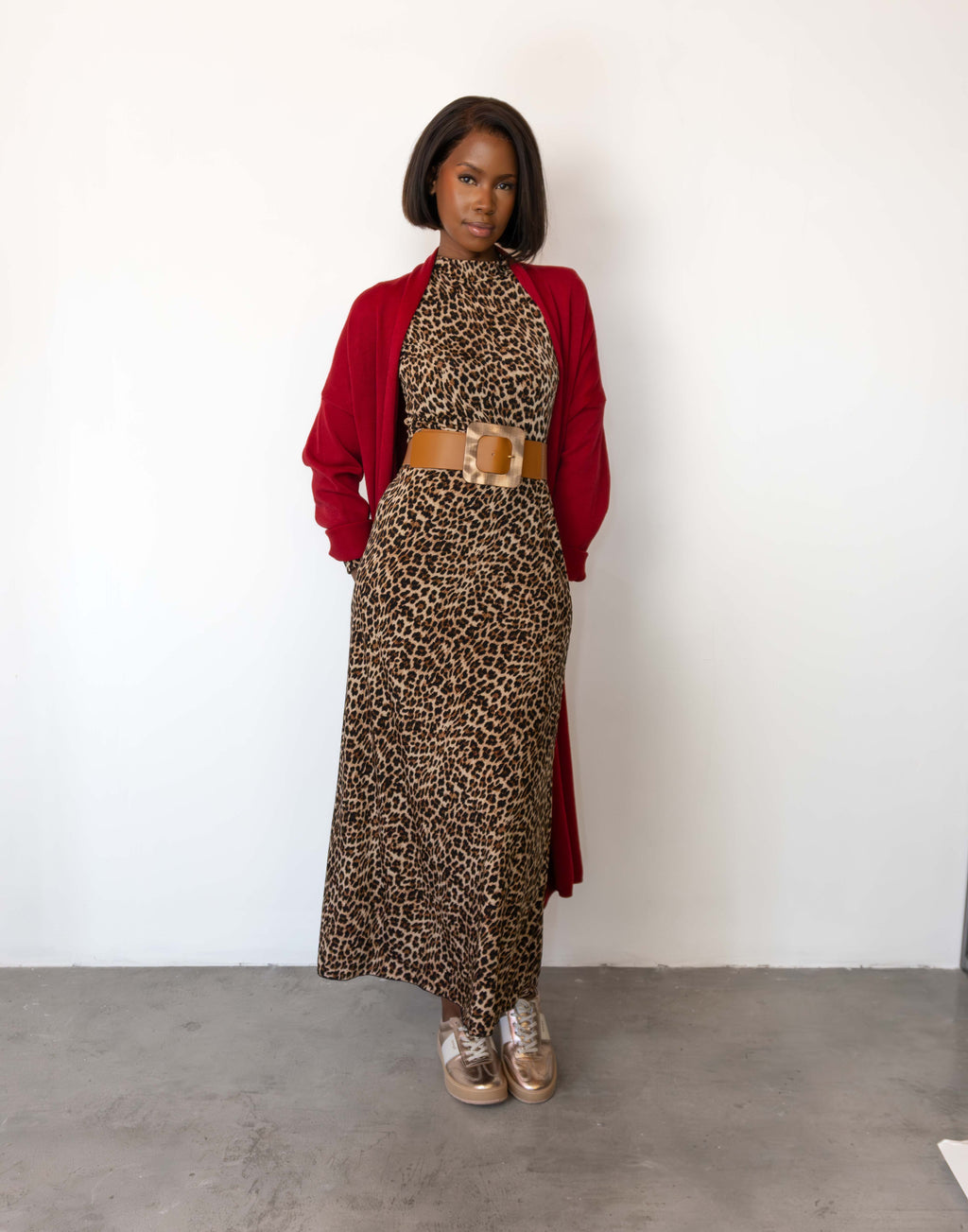 Leopard Print Skirt