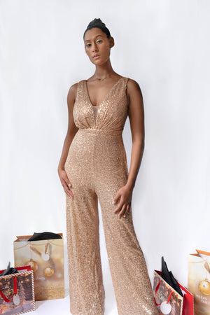 Gold Jumpsuit