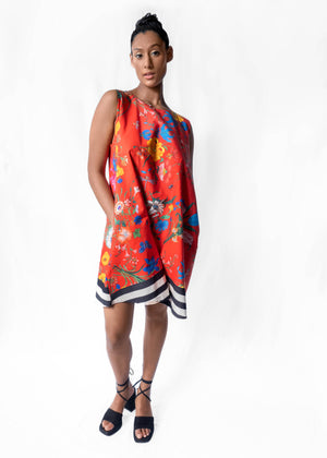 Cotton A-line Tuscany Dress