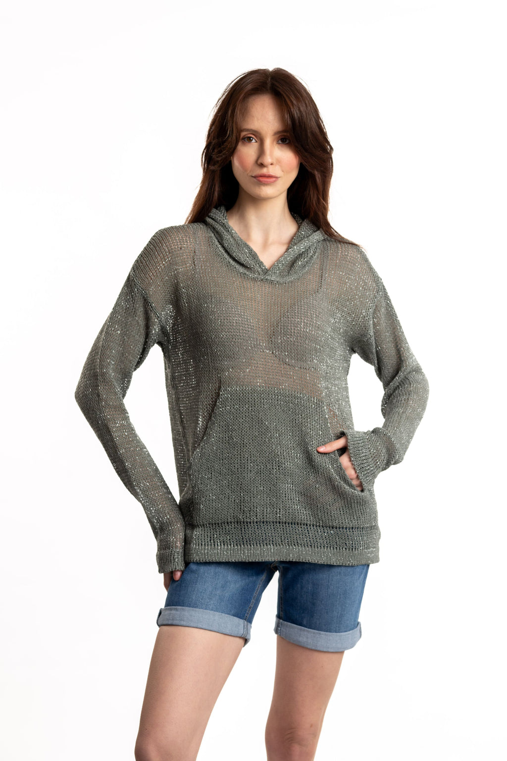 ET S23 Grey Knitted Hoody