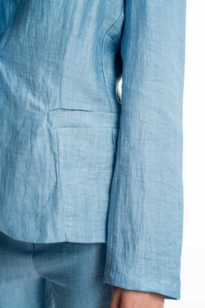 Mary S23 Blue Linen Pants