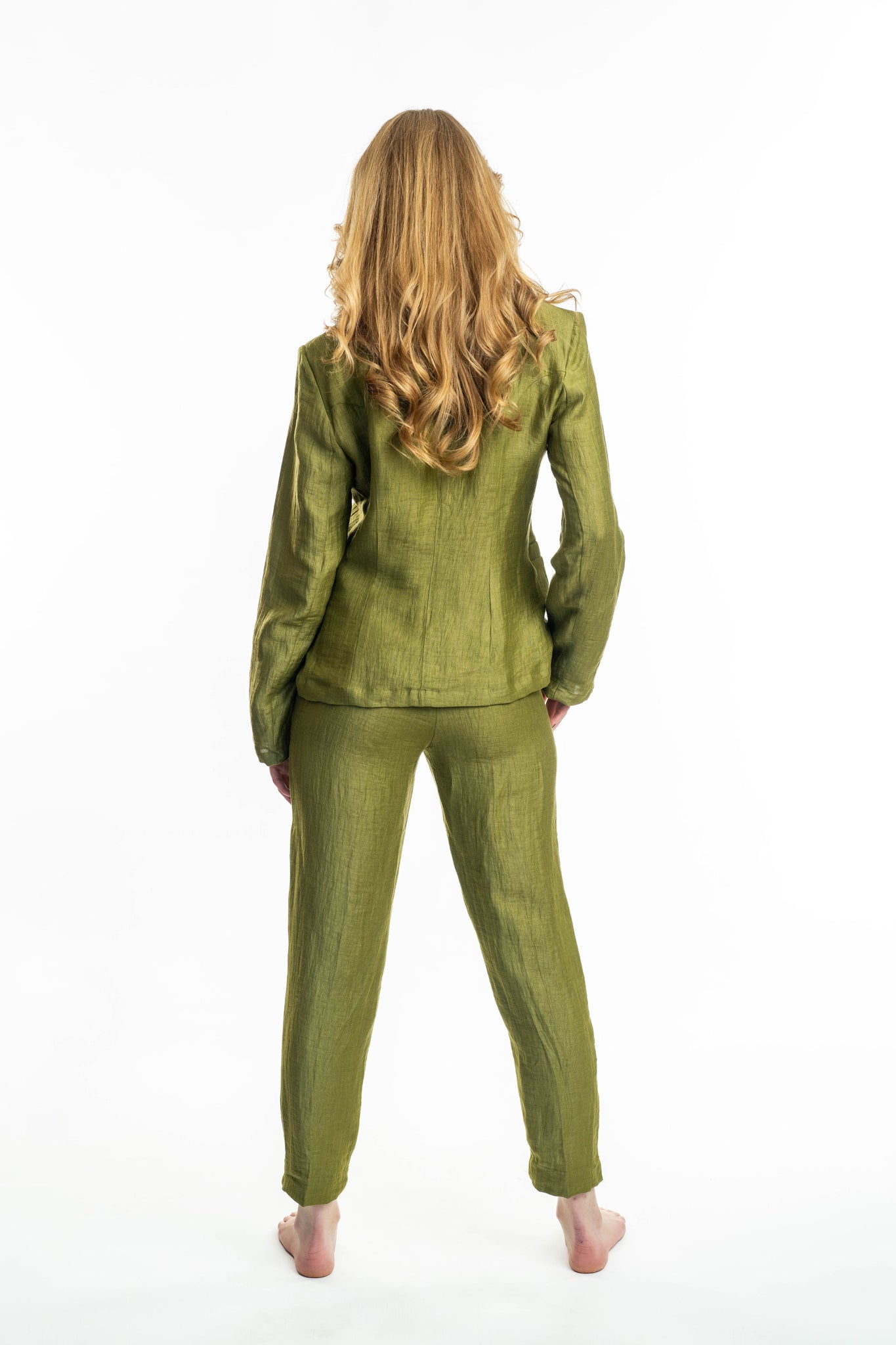Mary S23 Olive Linen Pants