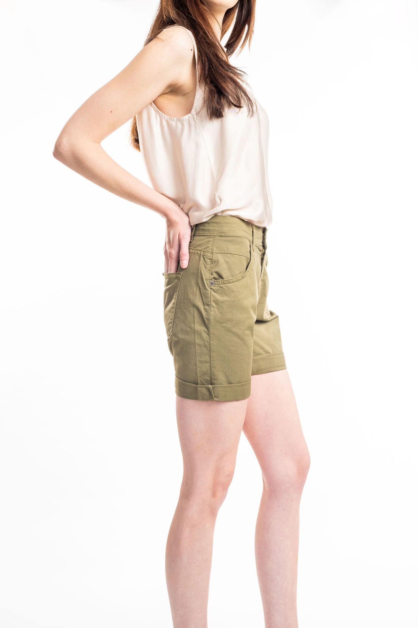 Anv S23 Olive Chino Shorts
