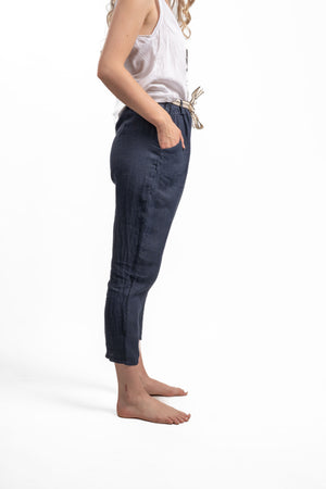 LIS S23 Navy Linen Pants